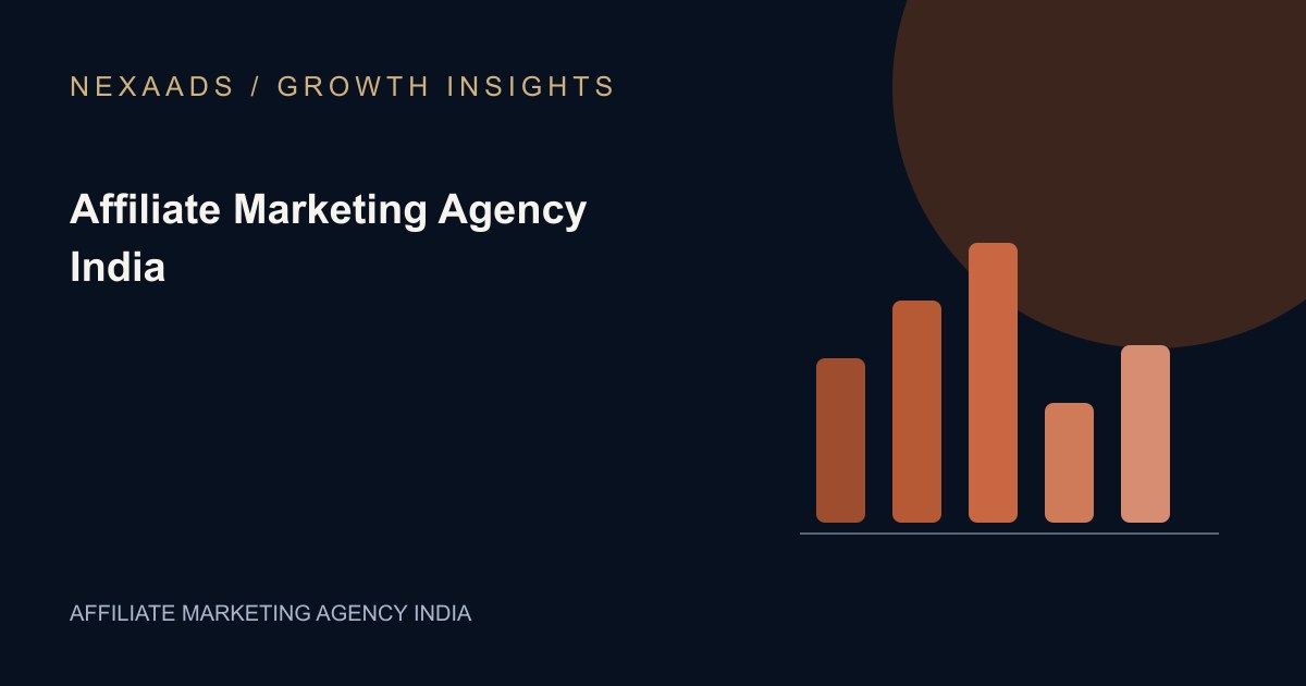 Original NexaAds editorial diagram: Affiliate Marketing Agency India
