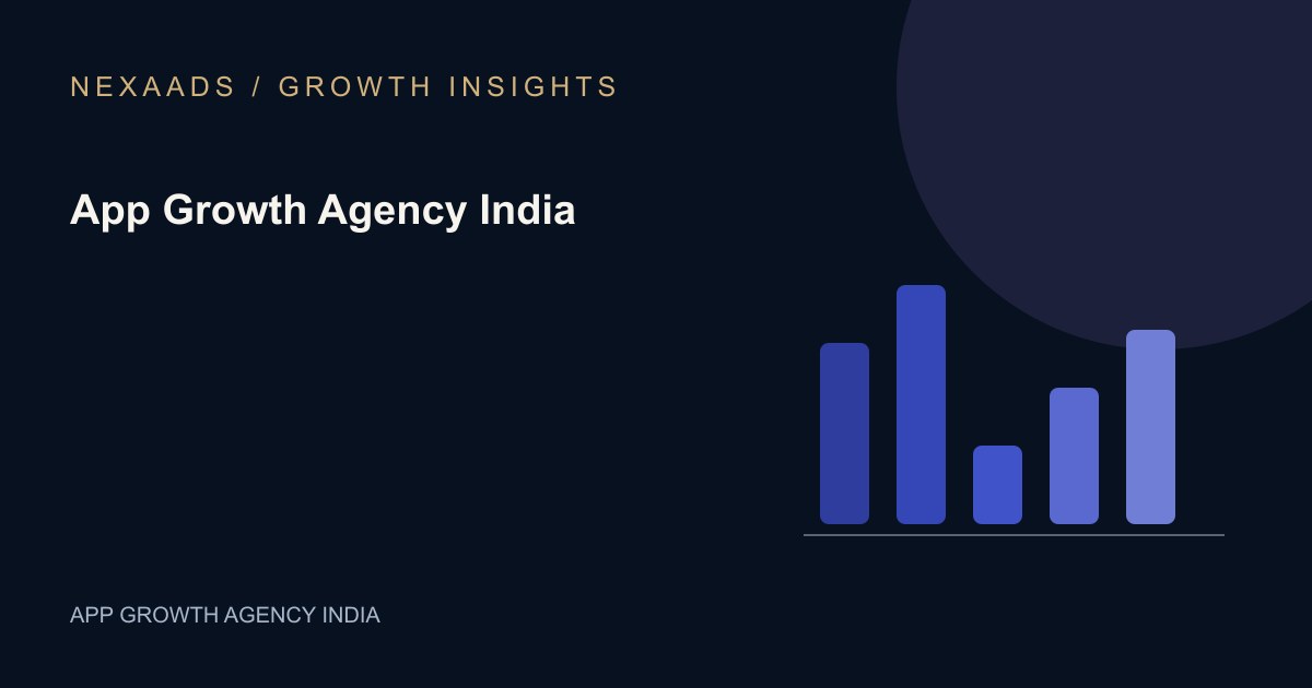 Original NexaAds editorial diagram: App Growth Agency India