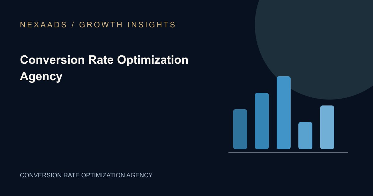 Original NexaAds editorial diagram: Conversion Rate Optimization Agency