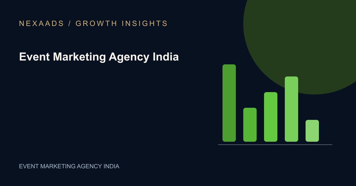 Original NexaAds editorial diagram: Event Marketing Agency India