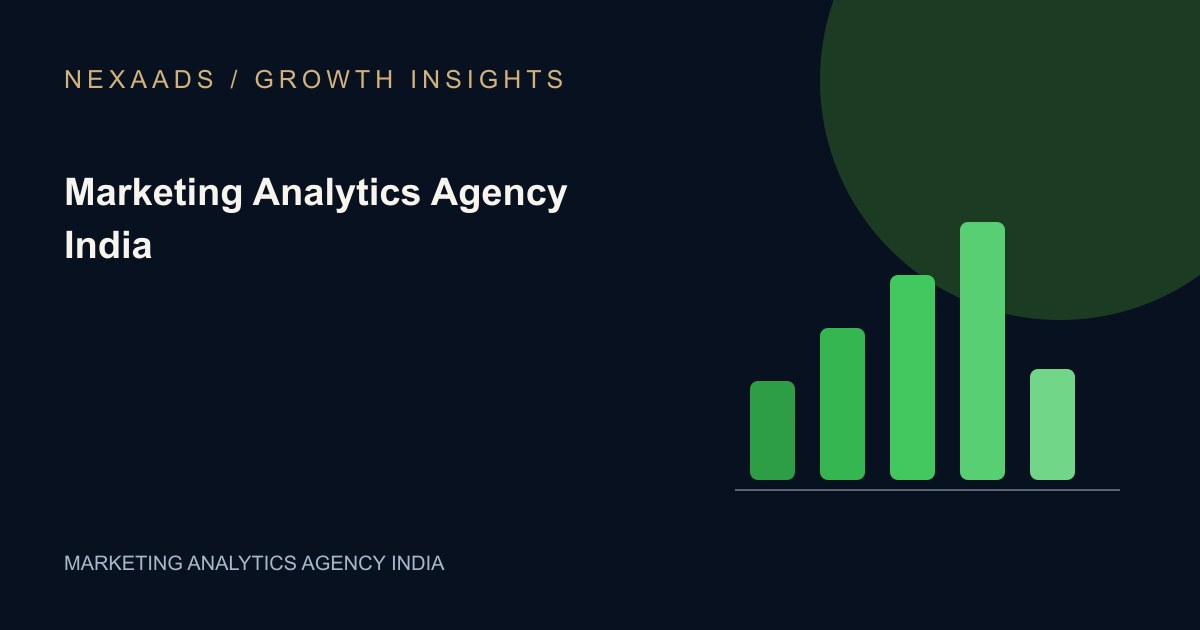 Original NexaAds editorial diagram: Marketing Analytics Agency India