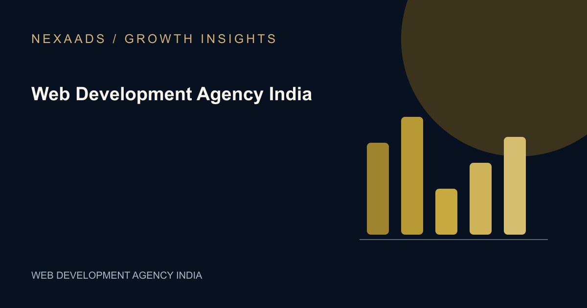 Original NexaAds editorial diagram: Web Development Agency India